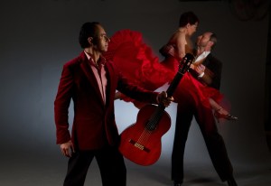Romantic - Dancers - Red and Black w-Guitar
